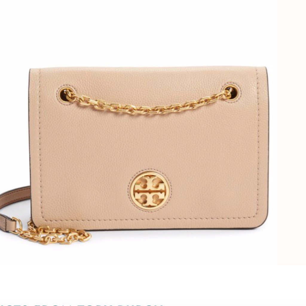 Carson Convertible Leather Crossbody Bag Tory Burch